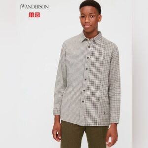 JW ANDERSON x Uniqlo flannel checked long-sleeve shirt